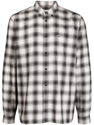 

Logo-patch check-pattern shirt, Lacoste Logo-patch check-pattern shirt