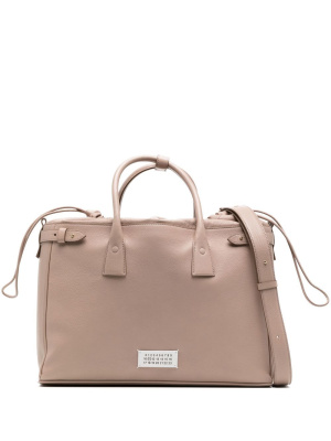 

Numbers-patch leather tote bag, Maison Margiela Numbers-patch leather tote bag