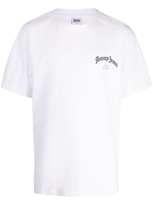 

Logo-print cotton T-shirt, Tommy Jeans Logo-print cotton T-shirt