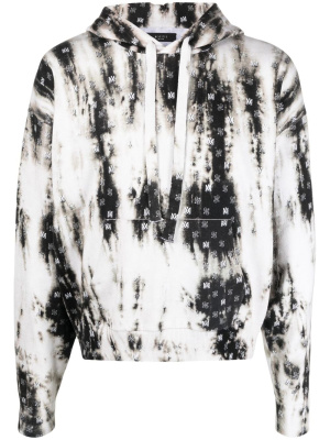

Monogram-pattern cotton hoodie, AMIRI Monogram-pattern cotton hoodie