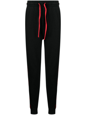 

Logo-tape cotton track pants, HUGO Logo-tape cotton track pants