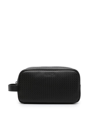 

Embossed monogram-pattern wash bag, Calvin Klein Embossed monogram-pattern wash bag
