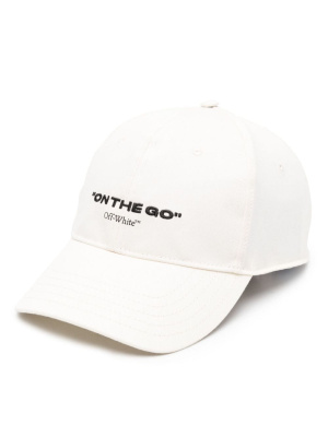 

On The Go embroidered cap, Off-White On The Go embroidered cap
