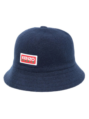 

Logo-print bucket hat, Kenzo Logo-print bucket hat