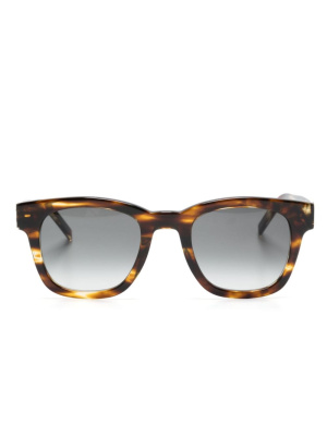 

Tortoiseshell-effect wayfarer-frame sunglasses, Saint Laurent Eyewear Tortoiseshell-effect wayfarer-frame sunglasses