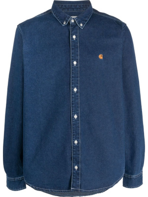 

Embroidered-logo cotton shirt, Carhartt WIP Embroidered-logo cotton shirt