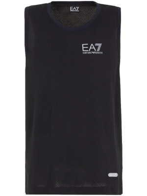 

Logo-print sleeveless vest, Emporio Armani Logo-print sleeveless vest