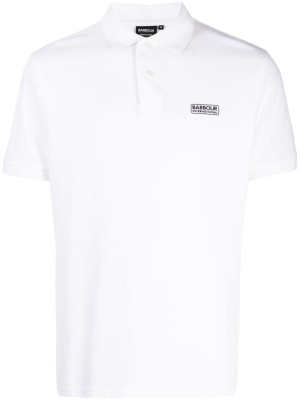 

Logo-print cotton polo shirt, Barbour Logo-print cotton polo shirt