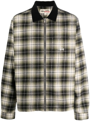 

Frank plaid-check shirt jacket, Stüssy Frank plaid-check shirt jacket