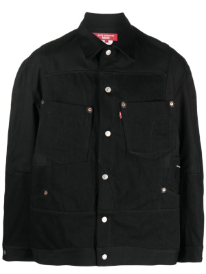 

Buttoned cotton shirt jacket, Junya Watanabe MAN Buttoned cotton shirt jacket