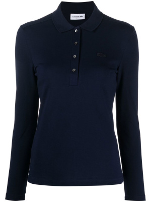 

Logo-patch long-sleeve polo shirt, Lacoste Logo-patch long-sleeve polo shirt