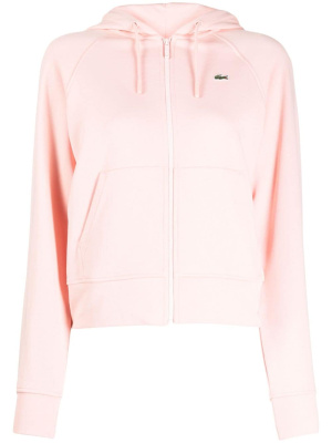 

Logo-patch zipped hoodie, Lacoste Logo-patch zipped hoodie