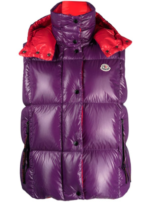 

Luzule logo-patch padded gilet, Moncler Luzule logo-patch padded gilet