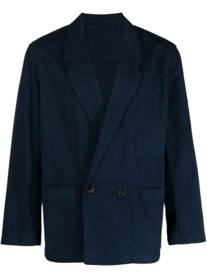 

Double-breasted denim blazer, Lemaire Double-breasted denim blazer