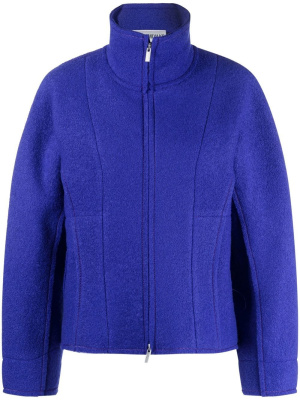 

Zip-front wool jacket, Issey Miyake Zip-front wool jacket