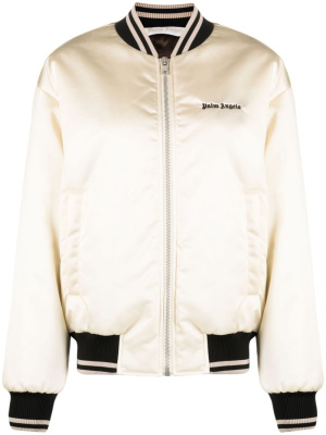 

Logo-print bomber jacket, Palm Angels Logo-print bomber jacket