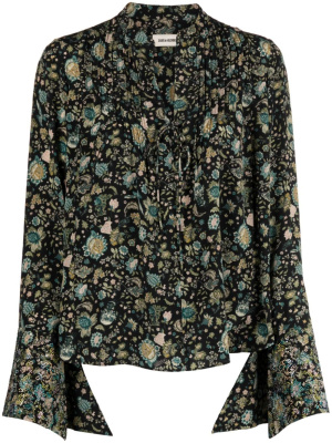 

Taika Bali floral-print silk blouse, Zadig&Voltaire Taika Bali floral-print silk blouse