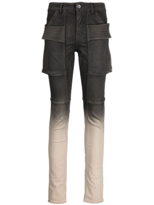 

Creatch gradient-effect skinny jeans, Rick Owens DRKSHDW Creatch gradient-effect skinny jeans