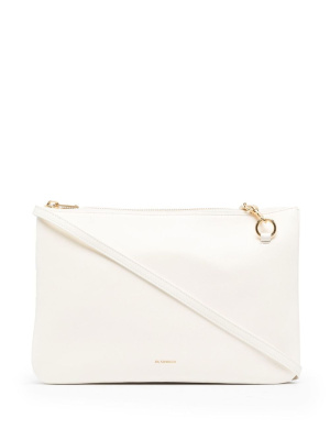 

Logo-print clutch bag, Jil Sander Logo-print clutch bag