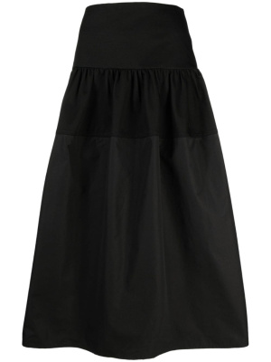 

Tiered cotton skirt, Jil Sander Tiered cotton skirt