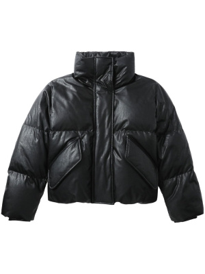 

Numbers-motif padded jacket, MM6 Maison Margiela Numbers-motif padded jacket