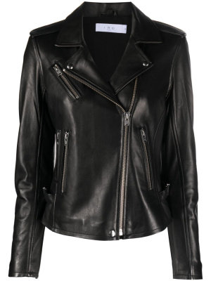 

Zip-up leather jacket, IRO Zip-up leather jacket