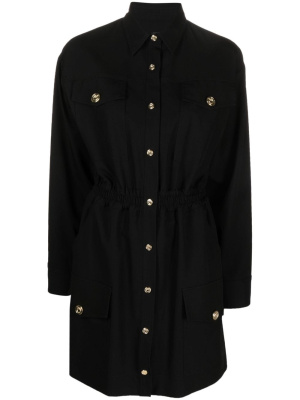 

Button-up long-sleeve shirtdress, PINKO Button-up long-sleeve shirtdress