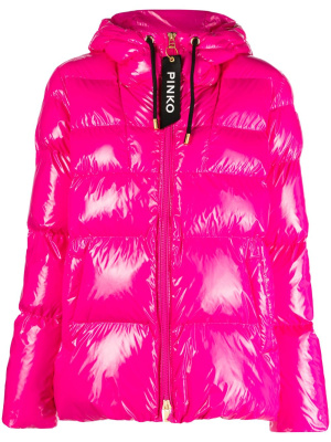

Quilted hooded jacket, PINKO Quilted hooded jacket