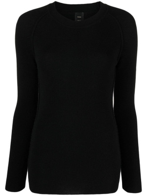 

Round-neck ribbed-knit top, PINKO Round-neck ribbed-knit top