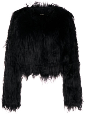 

Faux-fur black jacket, PINKO Faux-fur black jacket