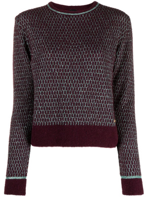 

Logo-plaque knitted jumper, PINKO Logo-plaque knitted jumper