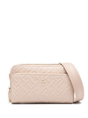 

Iconic monogram-embossed crossbody bag, Tommy Hilfiger Iconic monogram-embossed crossbody bag