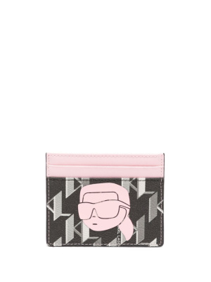 

K/Ikonik 2.0 monogram-pattern wallet, Karl Lagerfeld K/Ikonik 2.0 monogram-pattern wallet