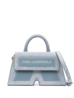

Icon K suede crossbody bag, Karl Lagerfeld Icon K suede crossbody bag