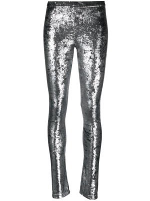 

Metallic-effect high-waist leggings, Junya Watanabe Metallic-effect high-waist leggings