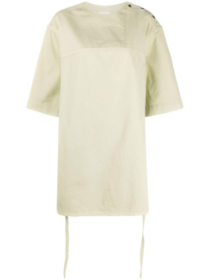 

Tie-waist cotton minidress, Lemaire Tie-waist cotton minidress