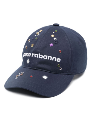 

Logo-embroidered cotton cap, Rabanne Logo-embroidered cotton cap