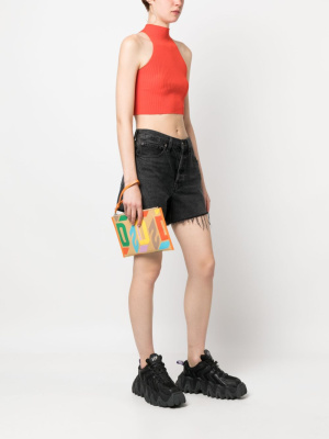 

Monogram-print clutch bag, Dsquared2 Monogram-print clutch bag