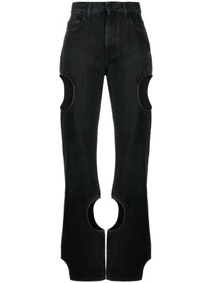 

Cut-out straight-leg jeans, Off-White Cut-out straight-leg jeans