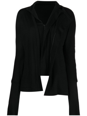 

Asymmetric-design V-neck jacket, Yohji Yamamoto Asymmetric-design V-neck jacket