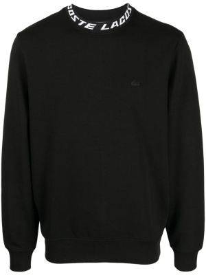 

Logo jacquard-neck long-sleeve sweatshirt, Lacoste Logo jacquard-neck long-sleeve sweatshirt