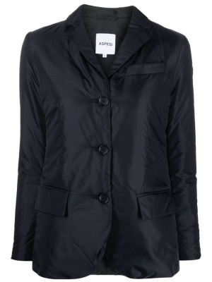 

Puffer single-breasted blazer, ASPESI Puffer single-breasted blazer