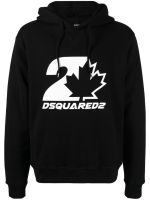 

Logo-print cotton hoodie, Dsquared2 Logo-print cotton hoodie