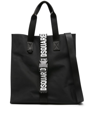 

Logo-strap tote bag, Dsquared2 Logo-strap tote bag
