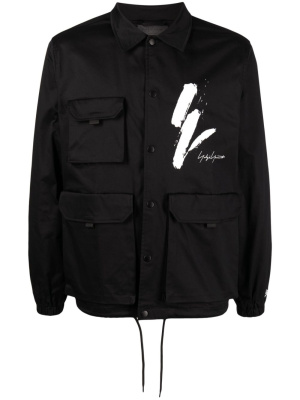 

X New Era logo-print jacket, Yohji Yamamoto X New Era logo-print jacket