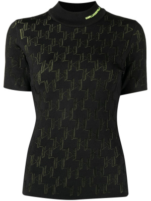 

Monogram knitted top, Karl Lagerfeld Monogram knitted top