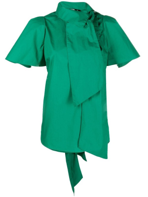 

Neck-bow poplin shirt, Karl Lagerfeld Neck-bow poplin shirt