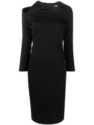 

Archive cut-out midi dress, Karl Lagerfeld Archive cut-out midi dress