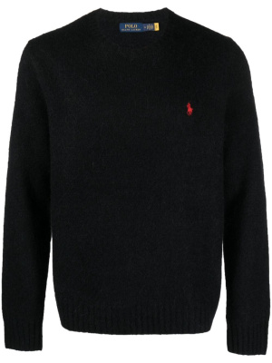

Polo Pony-embroidered knitted jumper, Polo Ralph Lauren Polo Pony-embroidered knitted jumper
