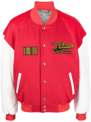 

Embroidered logo bomber jacket, VTMNTS Embroidered logo bomber jacket